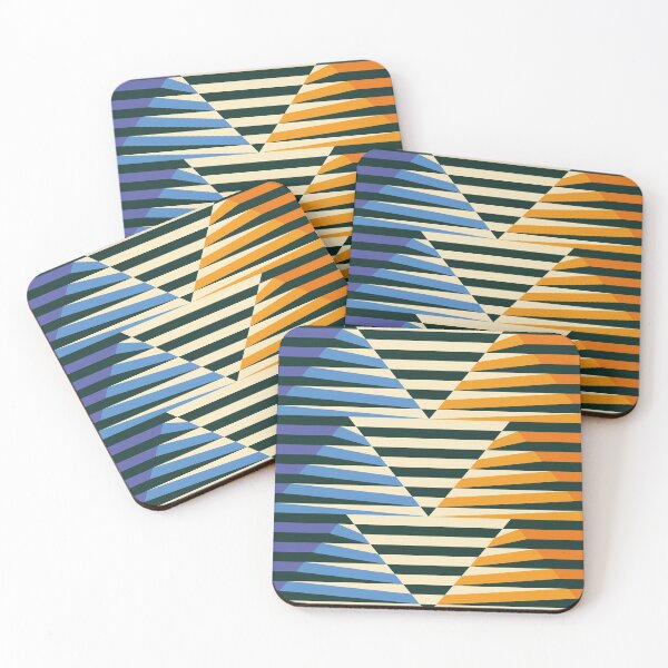 Item preview, stripe square collaboration stacked dark designed and sold by artistgaf.