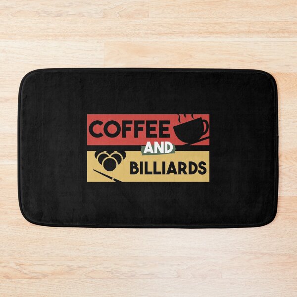 Artikelvorschau, Kaffee und Billard - Geschenk für Kaffeesüchtige, Geschenk für Billardliebhaber entworfen und verkauft von MrElgo.