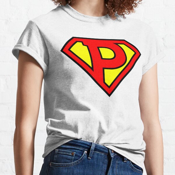 Lettre P | Super Lettre Vol.1 T-shirt classique