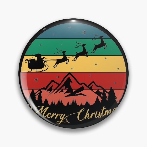 Item preview, Merry Christmas Santa Sleigh Reindeer 2021 designed and sold by ellis-vinyasa.