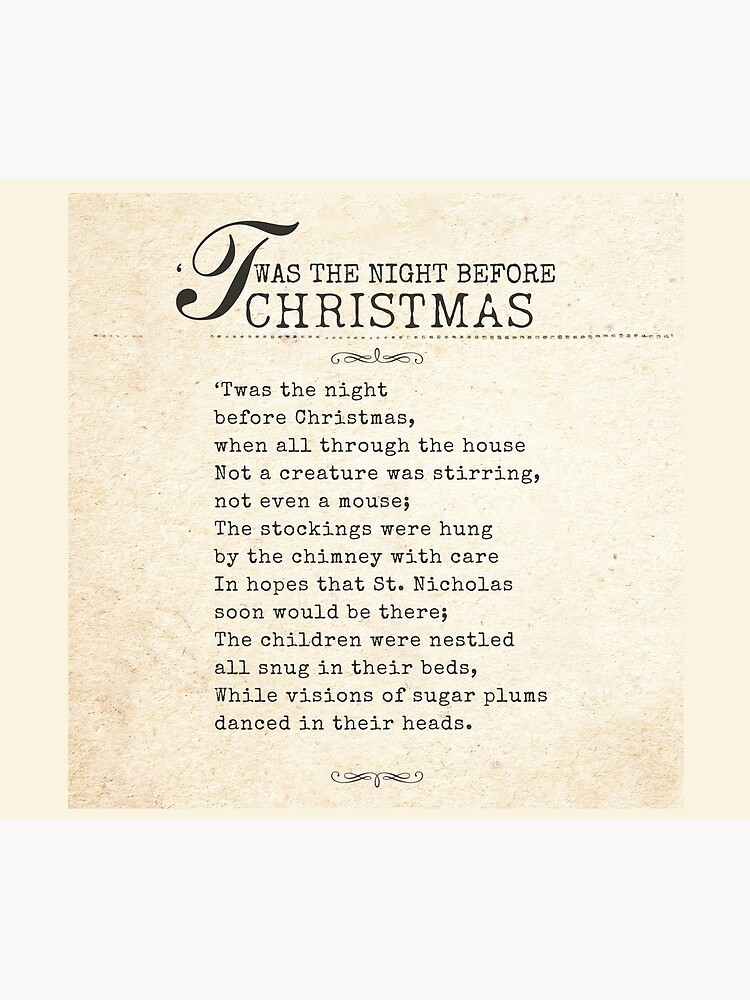 "Twas The Night Before Christmas Poem" Travel Mug by CreativeEmpires