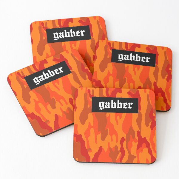 Item preview, Gabber orange camo print designed and sold by randomfrequency.