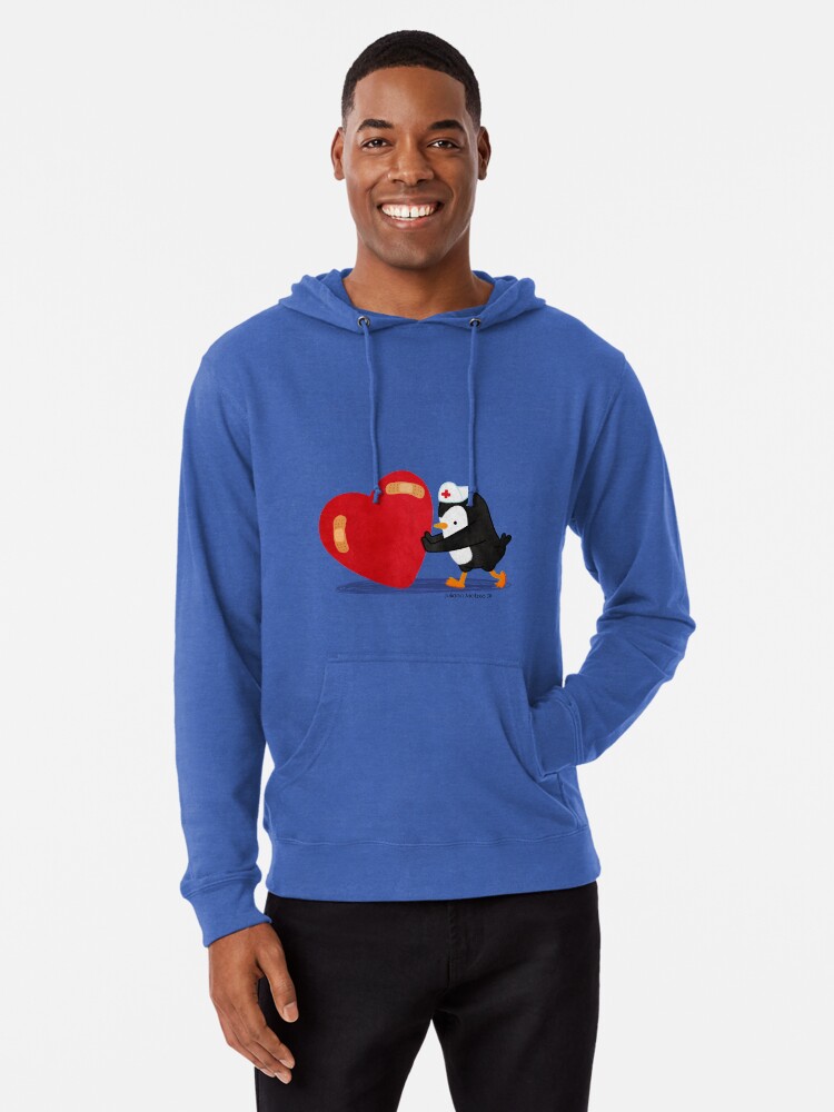 Alternate view of Penguins can fix your heart Lightweight Hoodie