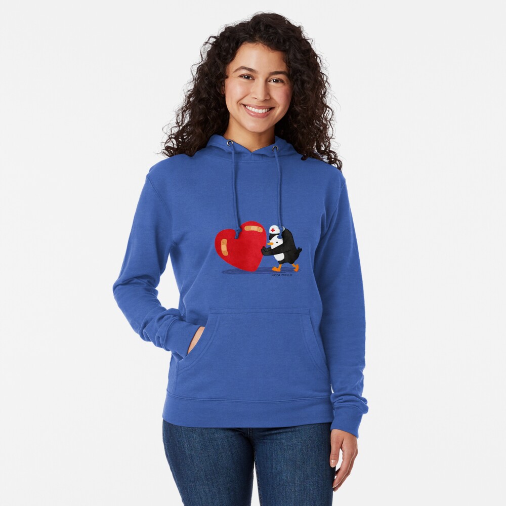 Penguins can fix your heart Lightweight Hoodie