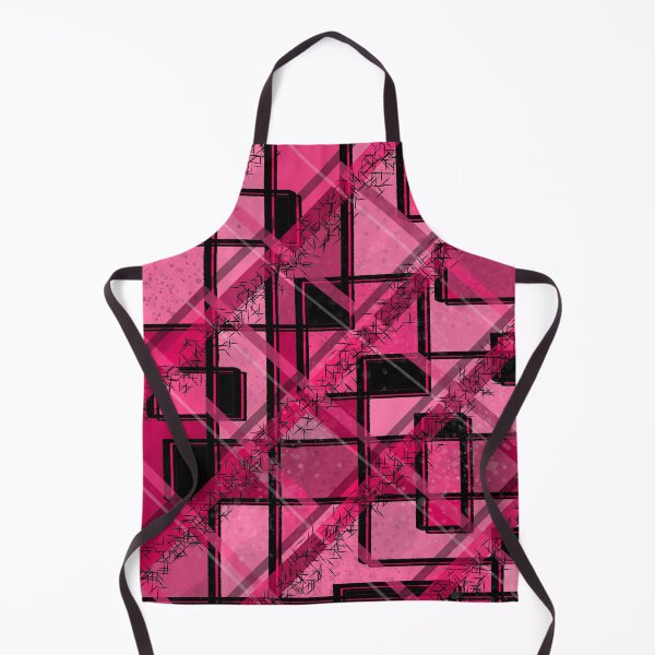 Item preview, Hot Pink Plaid Mod Abstract Geographic Pattern designed and sold by ChromaticAddict.