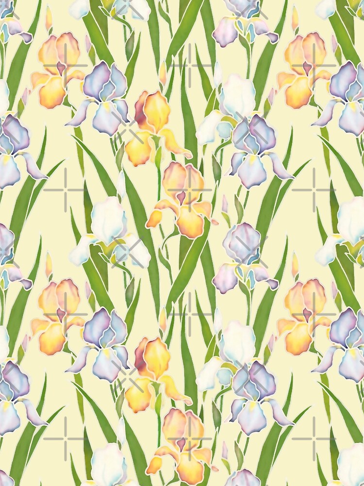 Creamy Irises by nadyanadya