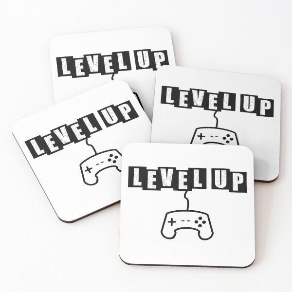 Item preview, Level up - White designed and sold by BusyMonkeys.
