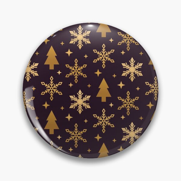 Item preview, Gold Christmas Tree Pattern - Gold Snowflakes designed and sold by Borislav Shekerdzhiyski.