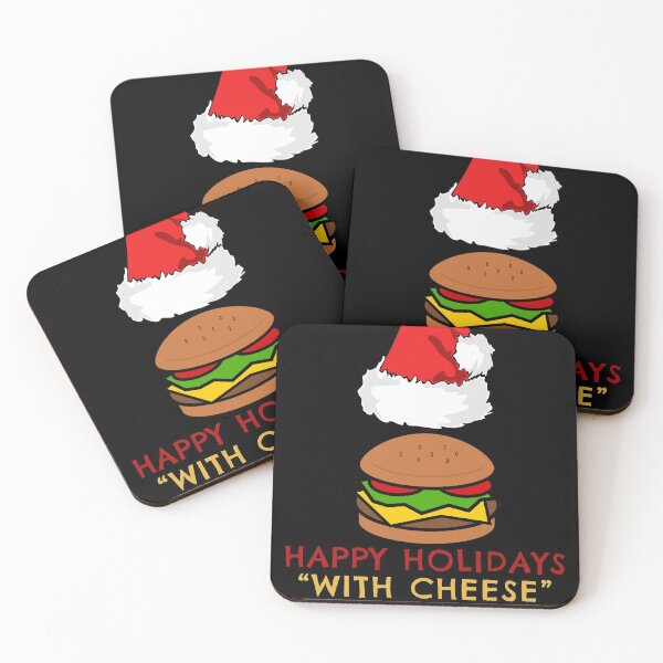 Item preview, Happy holidays with cheese Funny Christmas designed and sold by Mokhe.