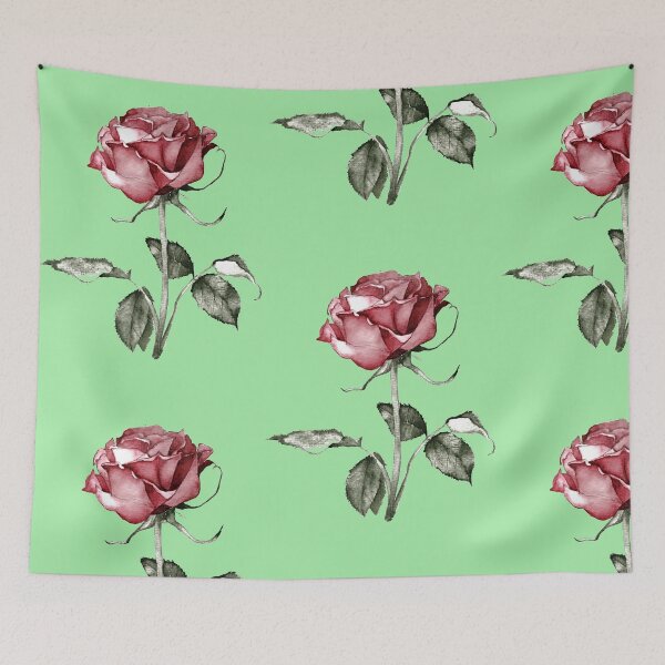 Item preview, Elegant Rose Watercolor Illustration designed and sold by epeyotte.