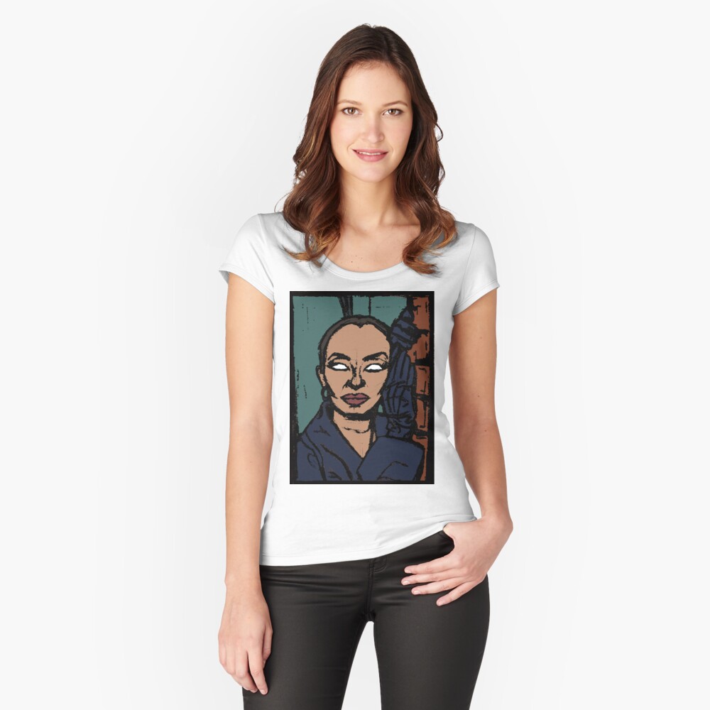 Item preview, Fitted Scoop T-Shirt designed and sold by kittenry.
