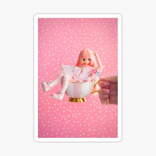 ¡Té de muñeca! · Lily Pegatina