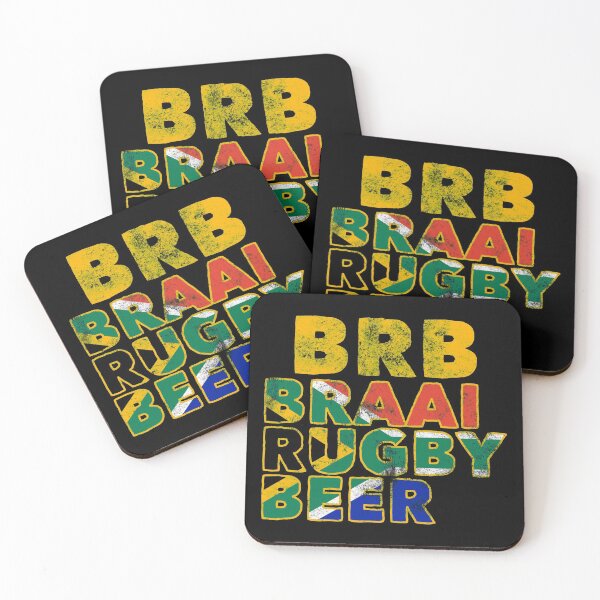 Item preview, Retro BRB Braai Rugby Beer Gift designed and sold by Dan66.
