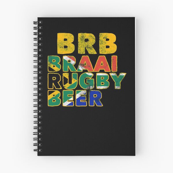 Item preview, Retro BRB Braai Rugby Beer Gift designed and sold by Dan66.