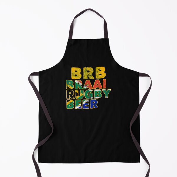 Item preview, Retro BRB Braai Rugby Beer Gift designed and sold by Dan66.