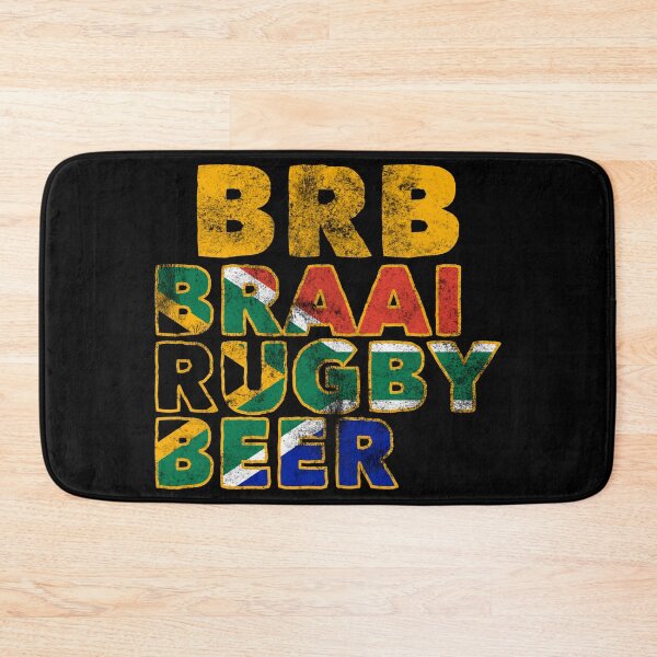 Item preview, Retro BRB Braai Rugby Beer Gift designed and sold by Dan66.