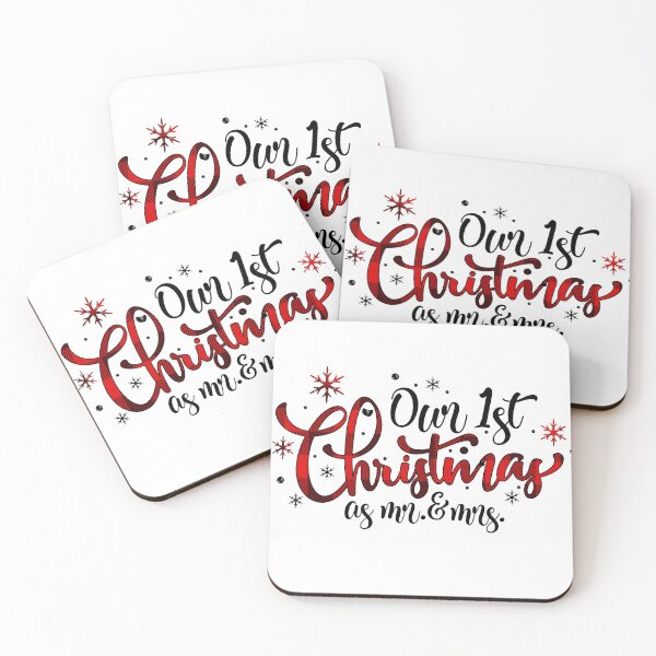 Item preview, Our 1st Christmas as Mr and Mrs - Holiday Couples designed and sold by MoClan-Graphics.