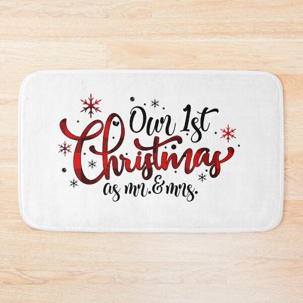 Item preview, Our 1st Christmas as Mr and Mrs - Holiday Couples designed and sold by MoClan-Graphics.