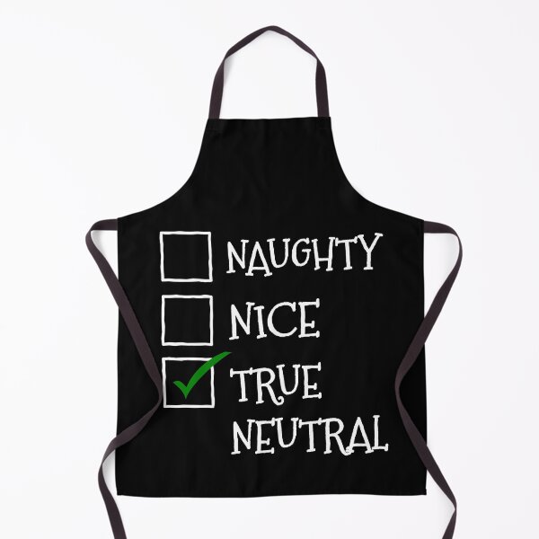 Item preview, Funny Christmas Naughty, Nice, or True Neutral RPG designed and sold by WeaveTrumpet.