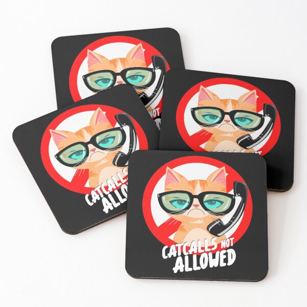 Item preview, Catcalls not Allowed (dark edition) designed and sold by lafemmemanual.