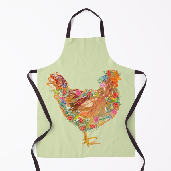 Item preview, Pretty prairie Chick - floral chicken designed and sold by Louisa Currier.