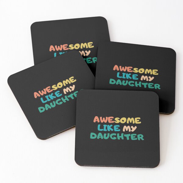 Item preview, AWESOME LIKE MY DAUGHTER Funny Father's Day Gift Dad Men designed and sold by wapix.