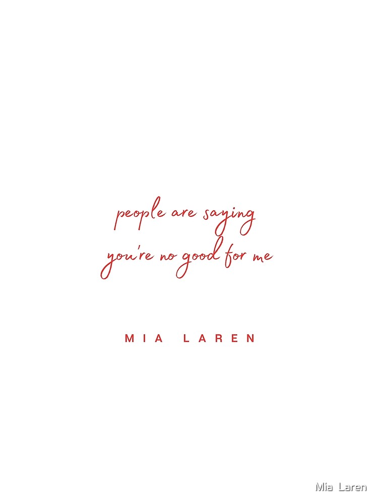 Mia Laren Merch by RBM1992