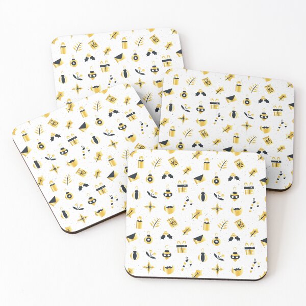 Item preview, Vintage Golden Christmas Pattern designed and sold by Borislav Shekerdzhiyski.