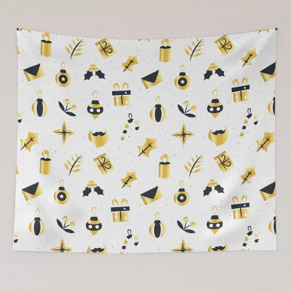 Item preview, Vintage Golden Christmas Pattern designed and sold by Borislav Shekerdzhiyski.