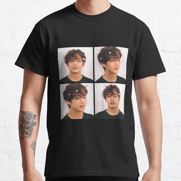 Bts Taehyung pink pastel aesthetic Classic T-Shirt