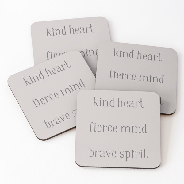 Item preview, Kind heart, fierce mind, brave spirit designed and sold by Emily Shadbolt.