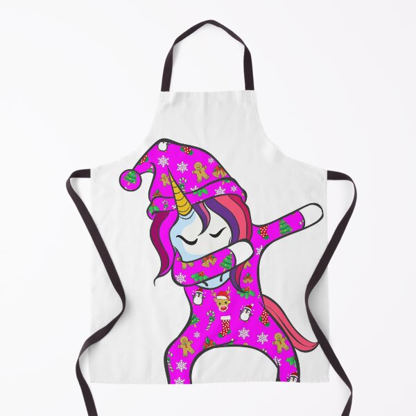 Item preview, Pink Christmas Pattern Dabbing Unicorn Gift designed and sold by PolishDesigns.