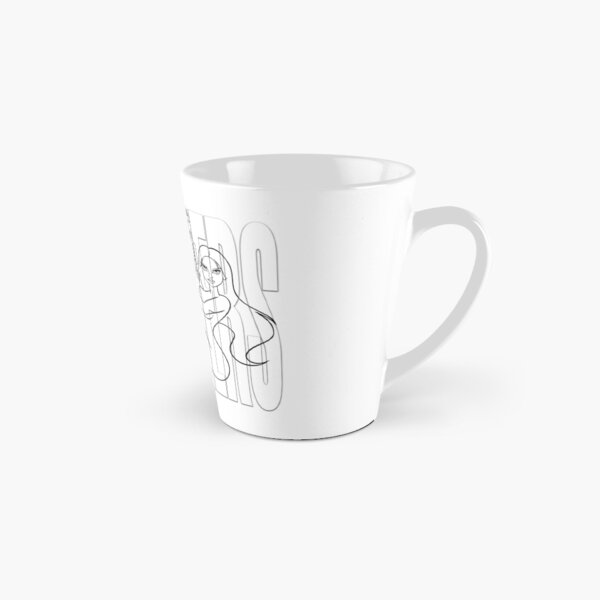 JIL — GHOST LINES ON WHITE "FRONTIERS" Tall Mug