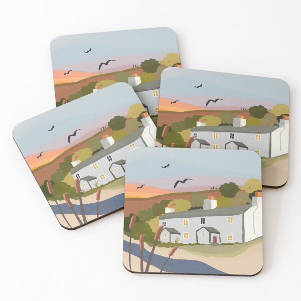 Item preview, Shore Cottage, Thurstaston Beach designed and sold by EvesEasel.