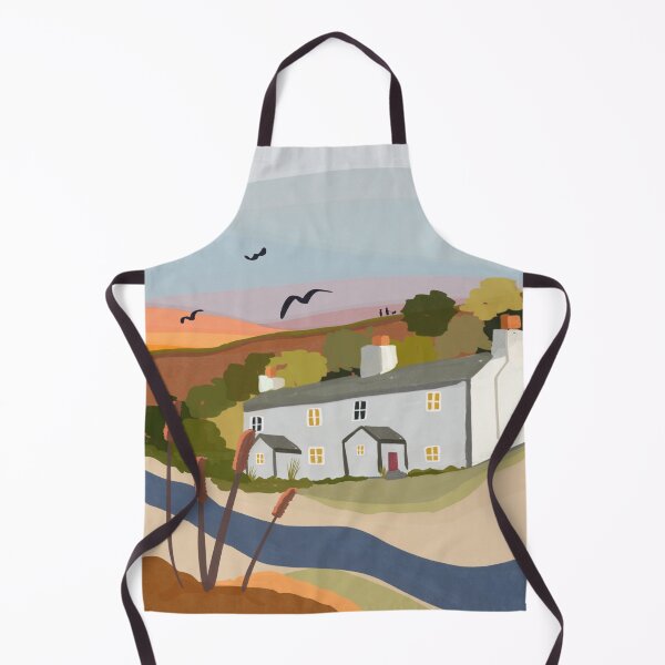 Item preview, Shore Cottage, Thurstaston Beach designed and sold by EvesEasel.