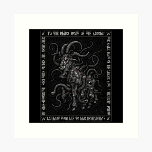 Item preview, Black Shub Icon - Azhmodai 2020 designed and sold by Azhmodai.