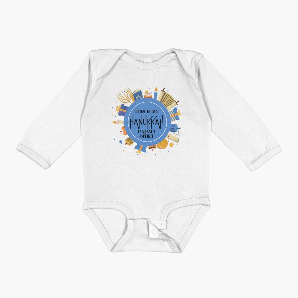 Item preview, This Is My Hanukkah Chanukah Pajama Shirt designed and sold by BlessItAllTees.