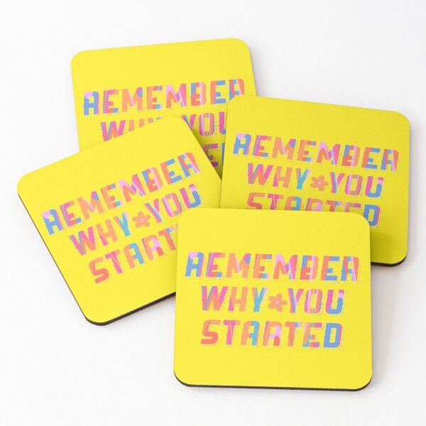 Item preview, Remember why you started designed and sold by WanderAesthetic.