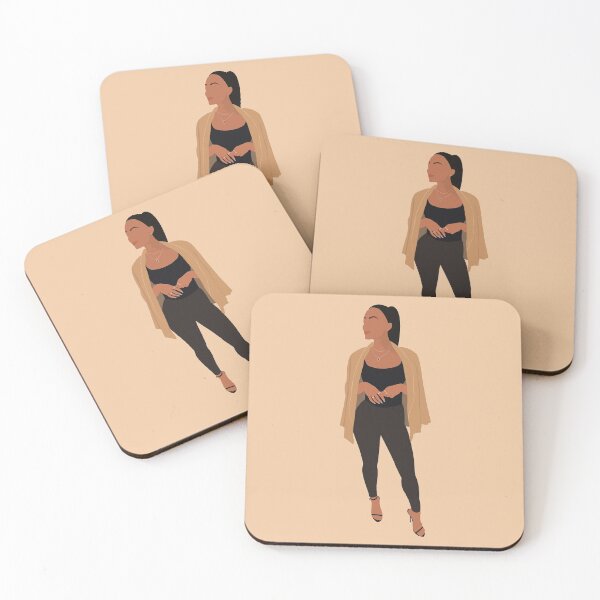 Item preview, Melanin Poppin Woman Flat Vector Illustration in Earty Tones designed and sold by SoloTravelerSt.