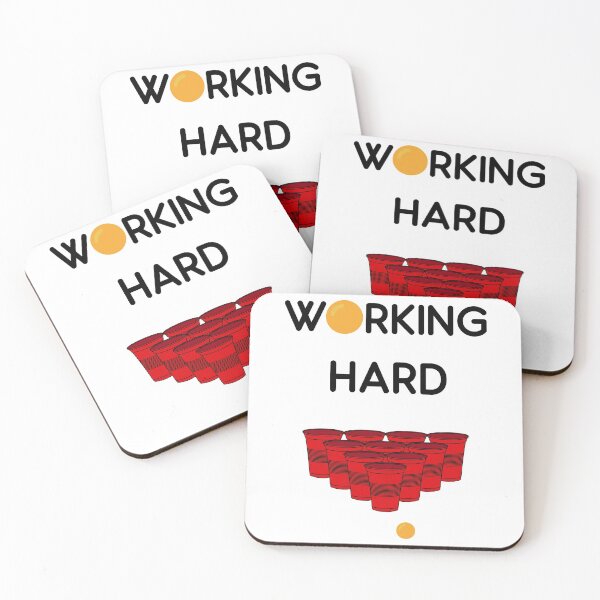 Item preview, Slightly Wrong Working Partying "Work Hard"                         designed and sold by AshzShop.