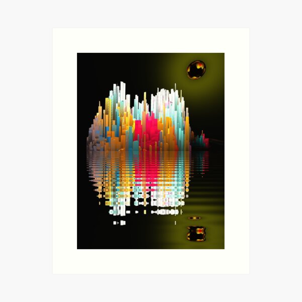 Aperçu de l'œuvre Lumières de la ville créée et vendue par PsyB0tt.