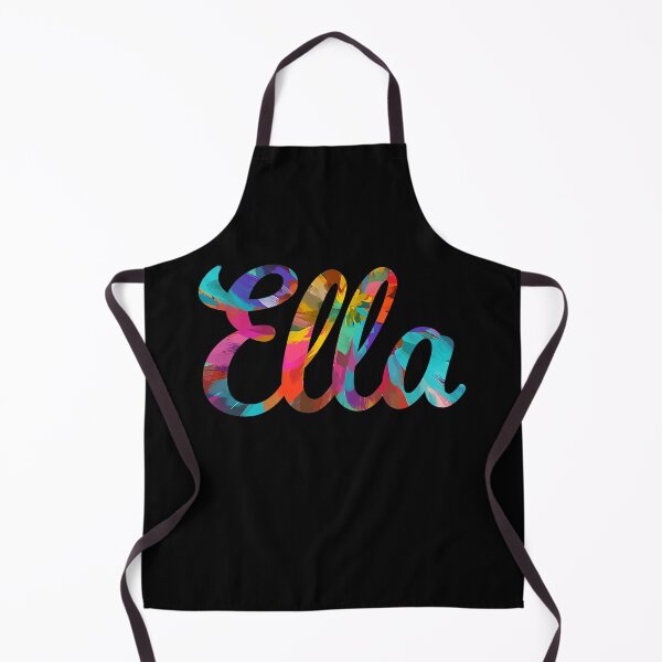 Item preview, Ella abstract painting girl's name designed and sold by ComicKitsch.