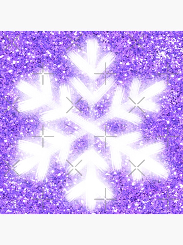 Glitter Blue and Silver Snowflake Removable Tattoos - Add Glitz to