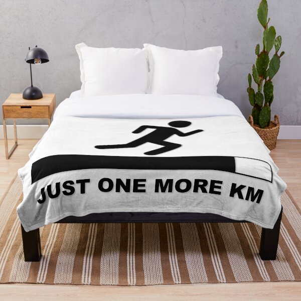 Item preview, Just One More Km Running Motivation designed and sold by i-design-u-wear.