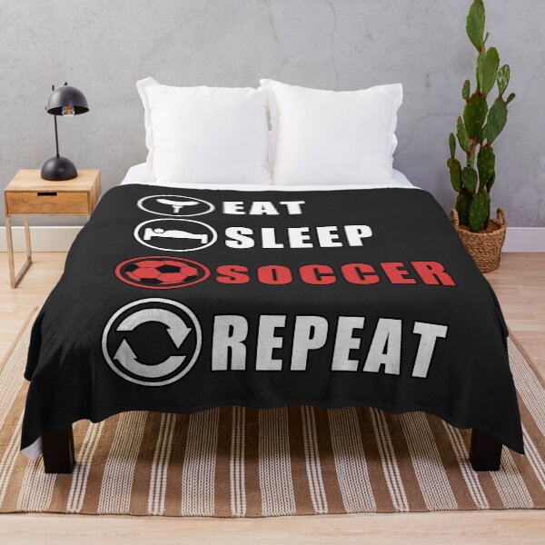 Item preview, Eat Sleep Soccer Repeat designed and sold by teledesign.