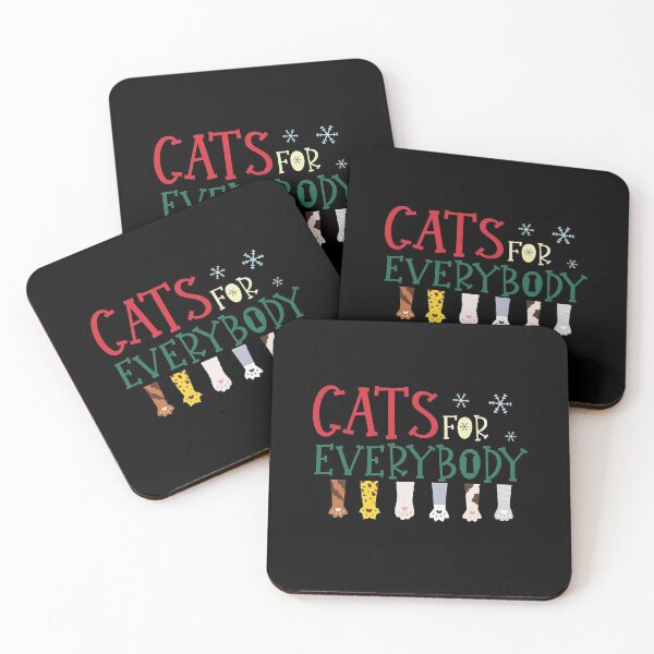 Item preview, Cats for everybody christmas shirt walmart designed and sold by tinypurpleland.