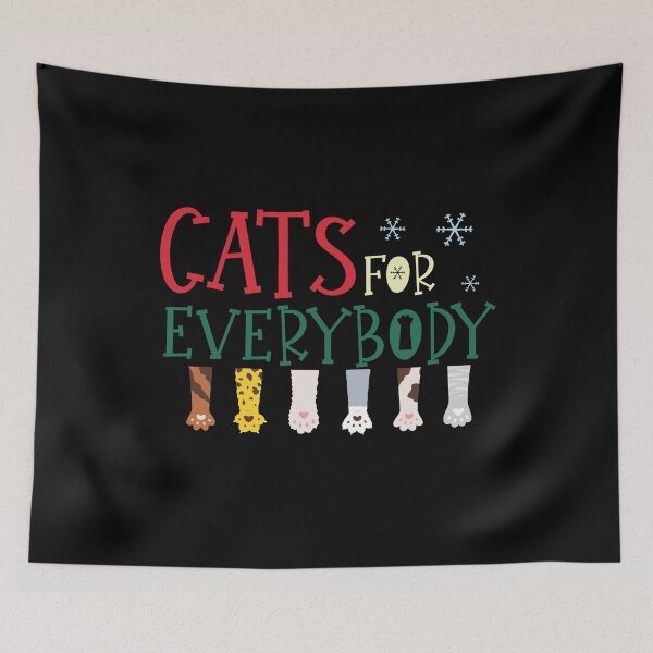 Item preview, Cats for everybody christmas shirt walmart designed and sold by tinypurpleland.