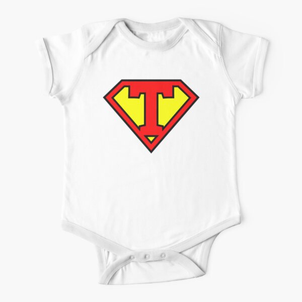 Letter T | Super Letter Vol.1 Short Sleeve Baby One-Piece