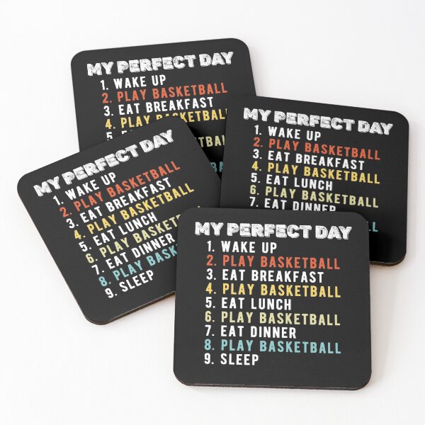 Item preview, My Perfect Day Play Basketball basketball playing sports ball play game sport designed and sold by Noahlaz.