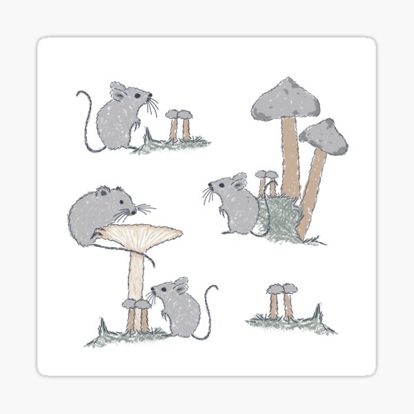Mouse Family Sticker